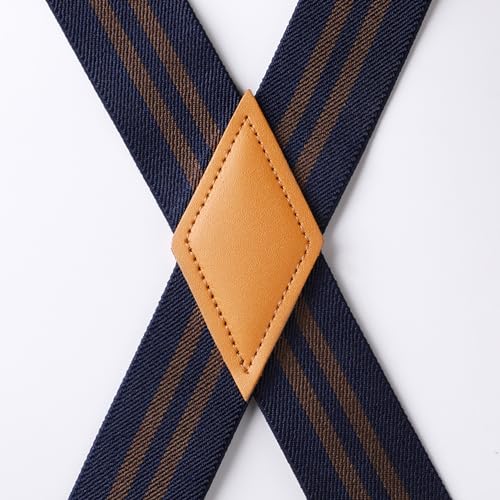 Amazon.co.jp: HISDERN: サスペンダー X型